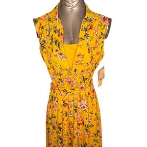 Nanette Lepore Floral Midi Dress